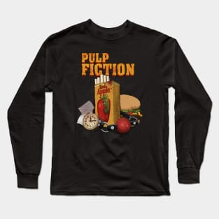 Red Apple Cigarette's: Pulp Fiction Long Sleeve T-Shirt